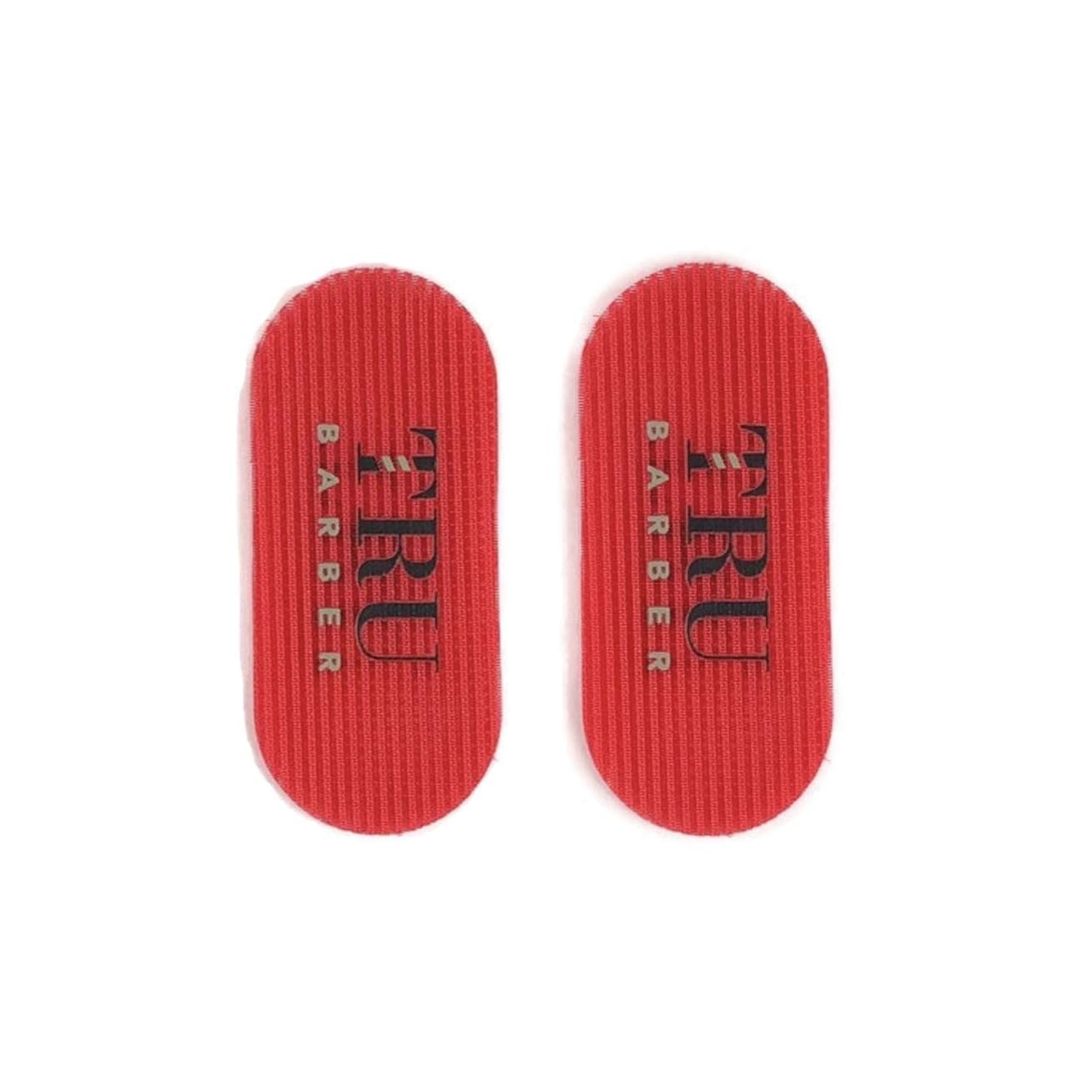 Tru Barber Hair Grippers ® 3 Colors Bundle Pack 6 Pcs For Men And Women - Salon And Barber, Hair Clips For Styling, Hair Holder Grips (Black/Red/Black)