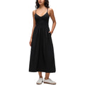 Crz Yoga V Neck Maxi Casual Tank Dress | Removable Pads, Flowy, Side Pockets, Adjustable Straps, Travel, Sleeveless, Outfits For Women