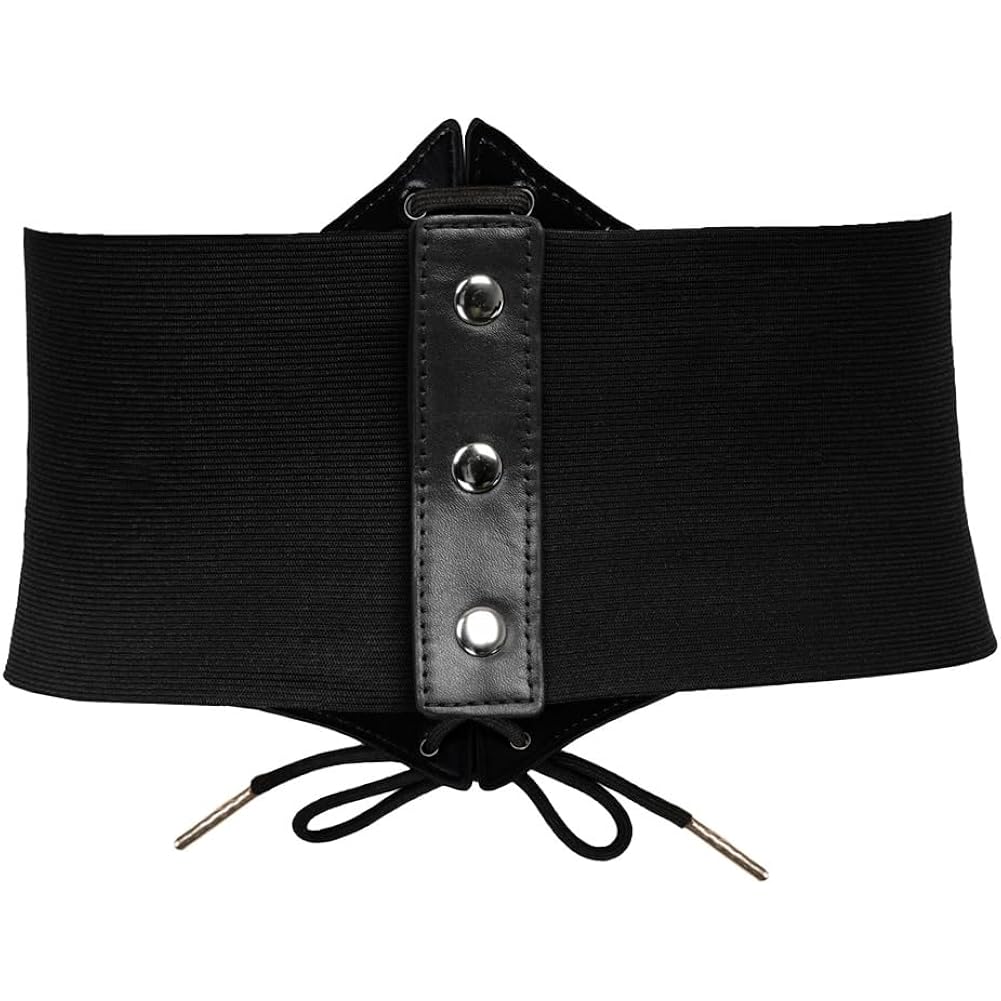 GRACE KARIN Lace-up Cinch Belt Tied Corset Elastic Waist Belt