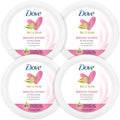 Dove Lotion, Beauty Cream - Light, Fast-Absorbing Face And Body Cream For Normal To Dry Skin, 24-Hour Moisture, Luxuriously Scented Face Cream, Hand & Body Lotion, Travel Size, 2.53 Fl Oz (Pack Of 4)