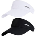 Sport Sun Visors Hats for Women Men Adjustable Cooling Athletic Visors Empty Sun Top Hat for Tennis Ball Golf Cycling Running