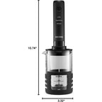 Keurig Simplecafe Frother, Rechargeable Handheld Milk Frother For Lattes, Cappuccinos & Iced Coffee, Usb Cord Included, Microwave-Safe Frothing Cup, Hot & Cold Foam Maker