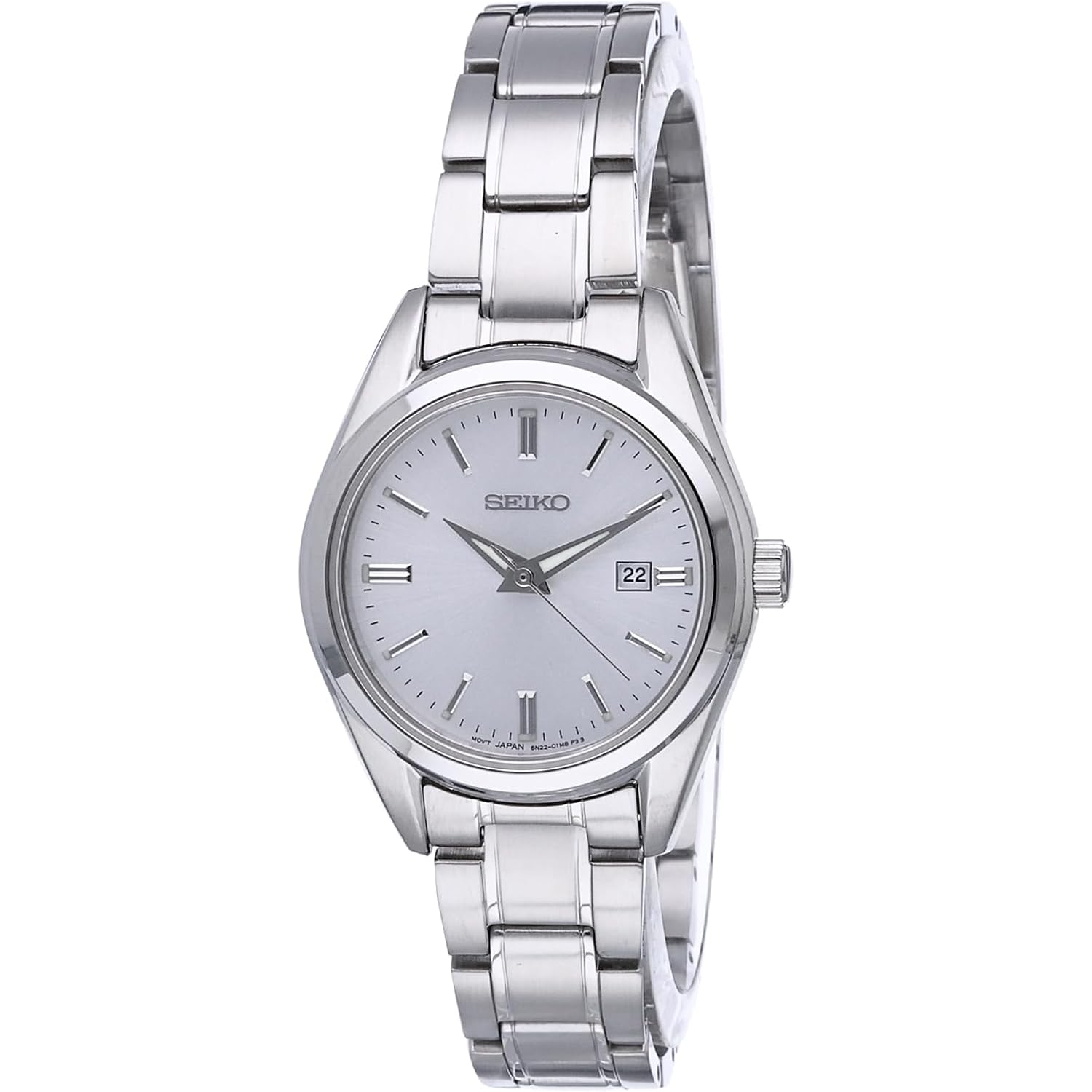 Seiko Watch For Women - Date Calendar, And Water-Resistant To 100M