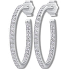 14K Gold 0.7ct Diamond Drop Earrings for Women,D-Color VVS1 Earring, Lovely Gift for Girlfriend on Birthday