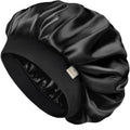 Yanibest Silk Bonnet For Men Women Hair Bonnet For Sleeping Double Layer Satin Bonnet For Natural Curly Hair Unisex Sleep Cap