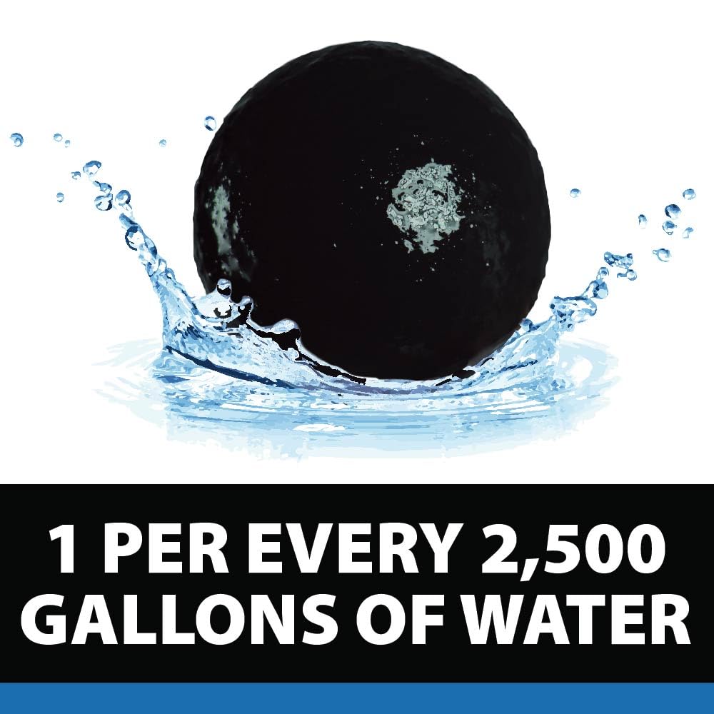 Crystalclear Pondshock Ball Freshwater Clarifier, Enzymes Shock Treatment | Natural Live Bacteria Muck & Sludge Remover For Small Outdoor Water Garden Ponds. Koi Fish & Aquatic Plants Safe