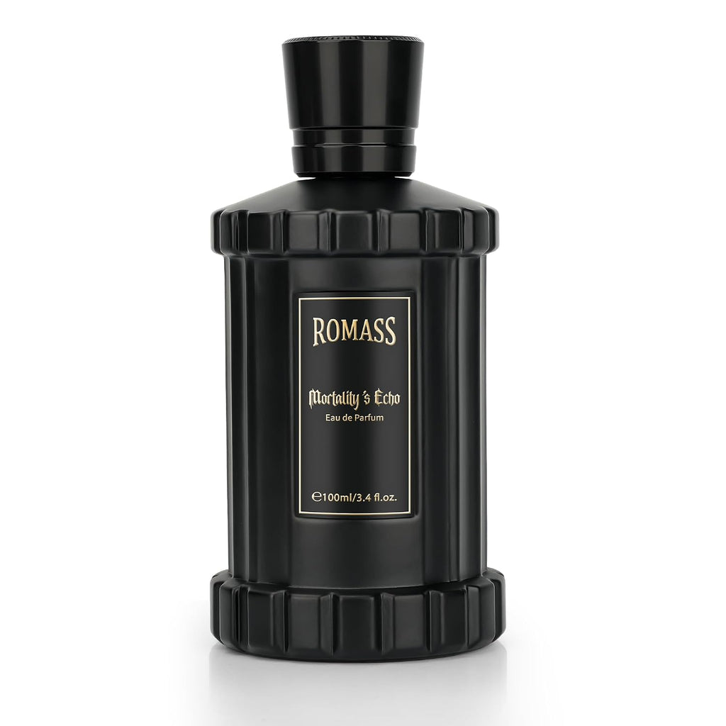 Mortality’S Echo Luxe Perfume Unisex 3.4 Oz 100 Ml Long Lasting 8+ Hours With Rum Coffee Vetiver & Sandalwood Notes In Black Bottle
