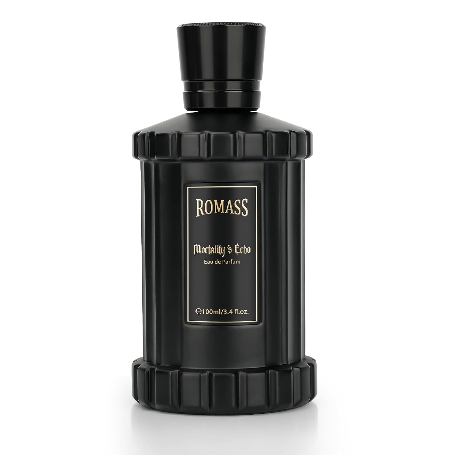 Mortality’S Echo Luxe Perfume Unisex 3.4 Oz 100 Ml Long Lasting 8+ Hours With Rum Coffee Vetiver & Sandalwood Notes In Black Bottle