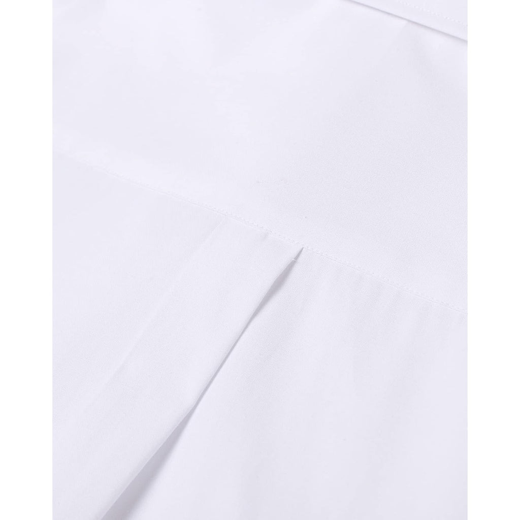 Alimens & Gentle Mens Solid Oxford Shirt Long Sleeve Dress Shirt Work Casual Button Down Shirts With Pocket