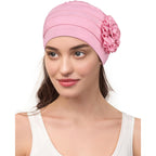Chemo Headear for Women Soft Cancer Headwear Pink