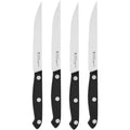 HENCKELS Prime Razor-Sharp Steak Knife Set of 4, German Engineered Informed by 100+ Years of Mastery,Black