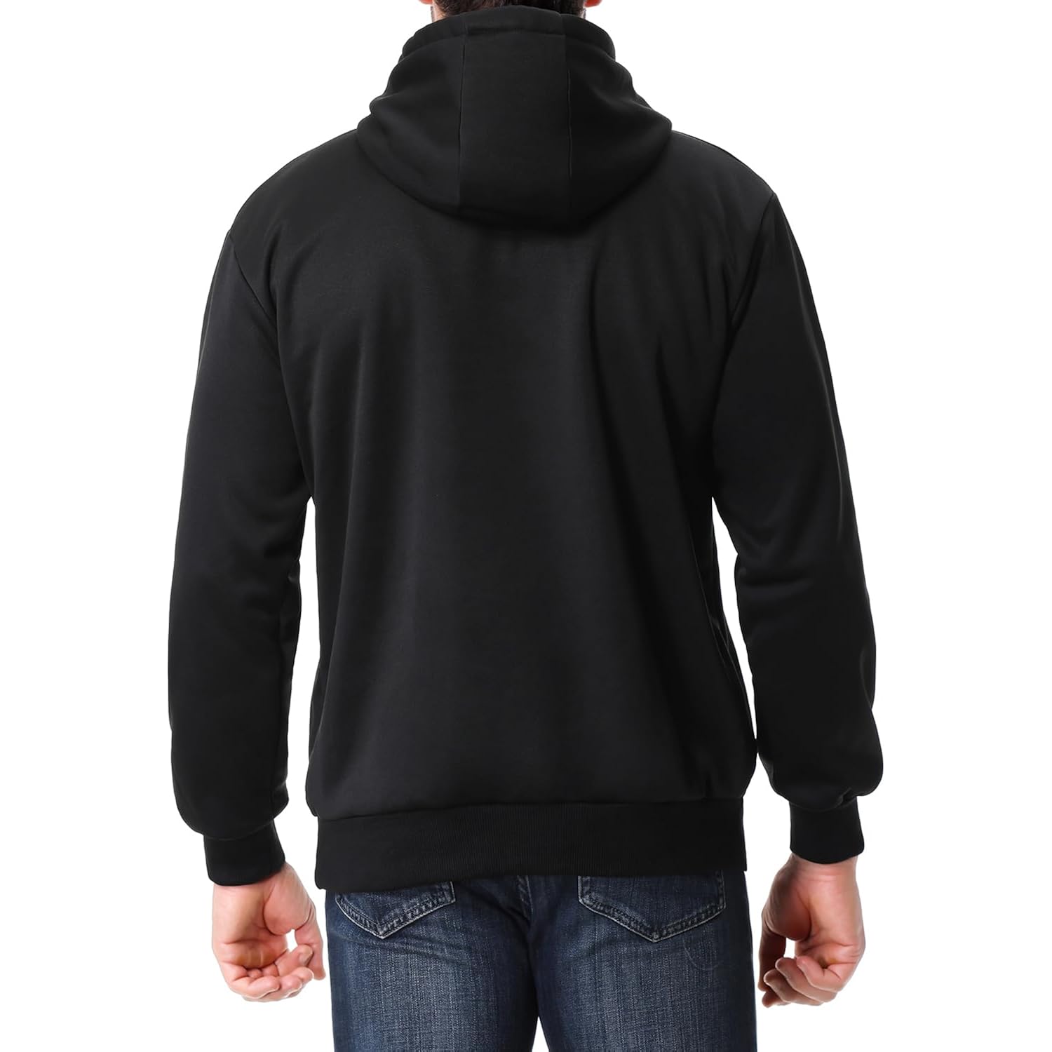 Tuaova Men'S Relaxed Fit Fleece-Lined Pullover Hooded Sweatshirt Comfortable And Soft