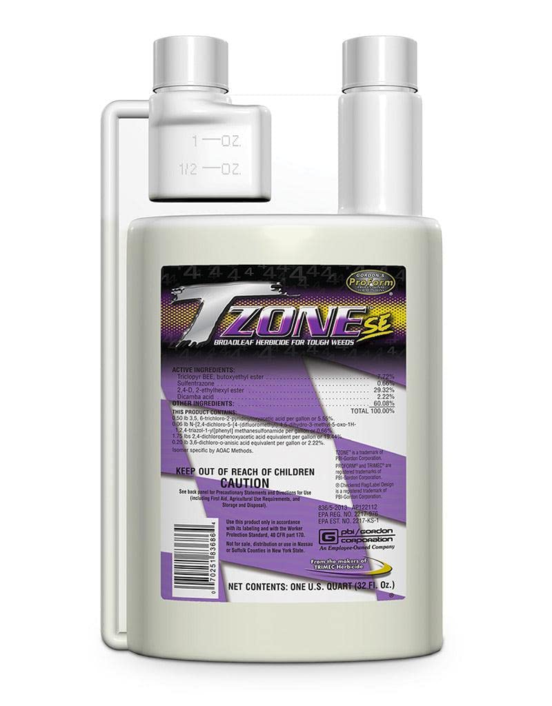 Tzone Se Broadleaf Herbicide For Tough Weeds - 1 Quart