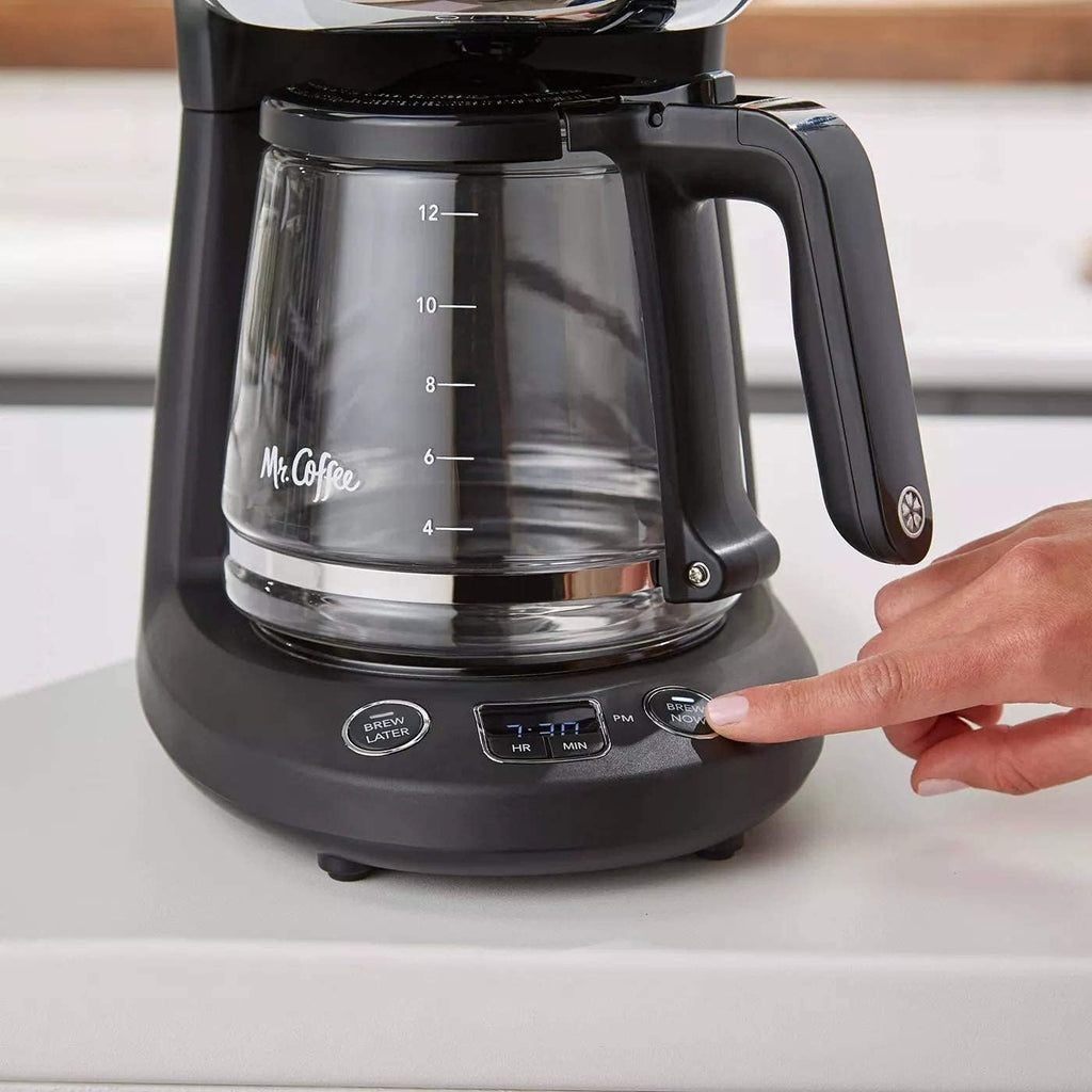 Mr. Coffee® 12-Cup Programmable Coffeemaker, Brew Now Or Later