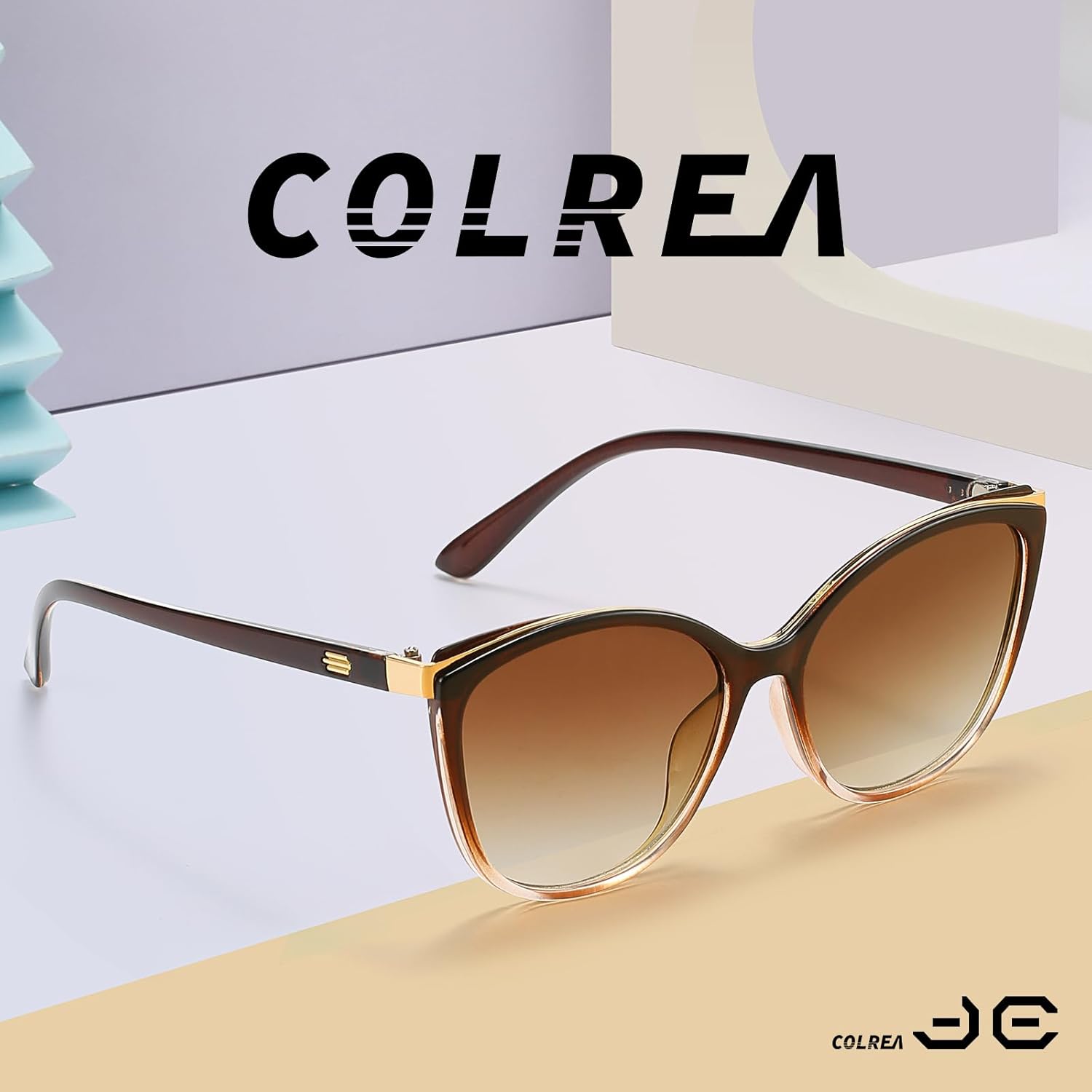 Trendy Cat Eye Sunglasses for Women Fashion Cateye UV400 Protection Glasses CL22017