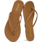 Flip Flops For Women With Memory Foam Insole Support,Soft Fabric Fits Comfortably Lightweight Slippers, Non-Slip Durable Beach Sandals Slip On Thong Cushion Flat Dressy