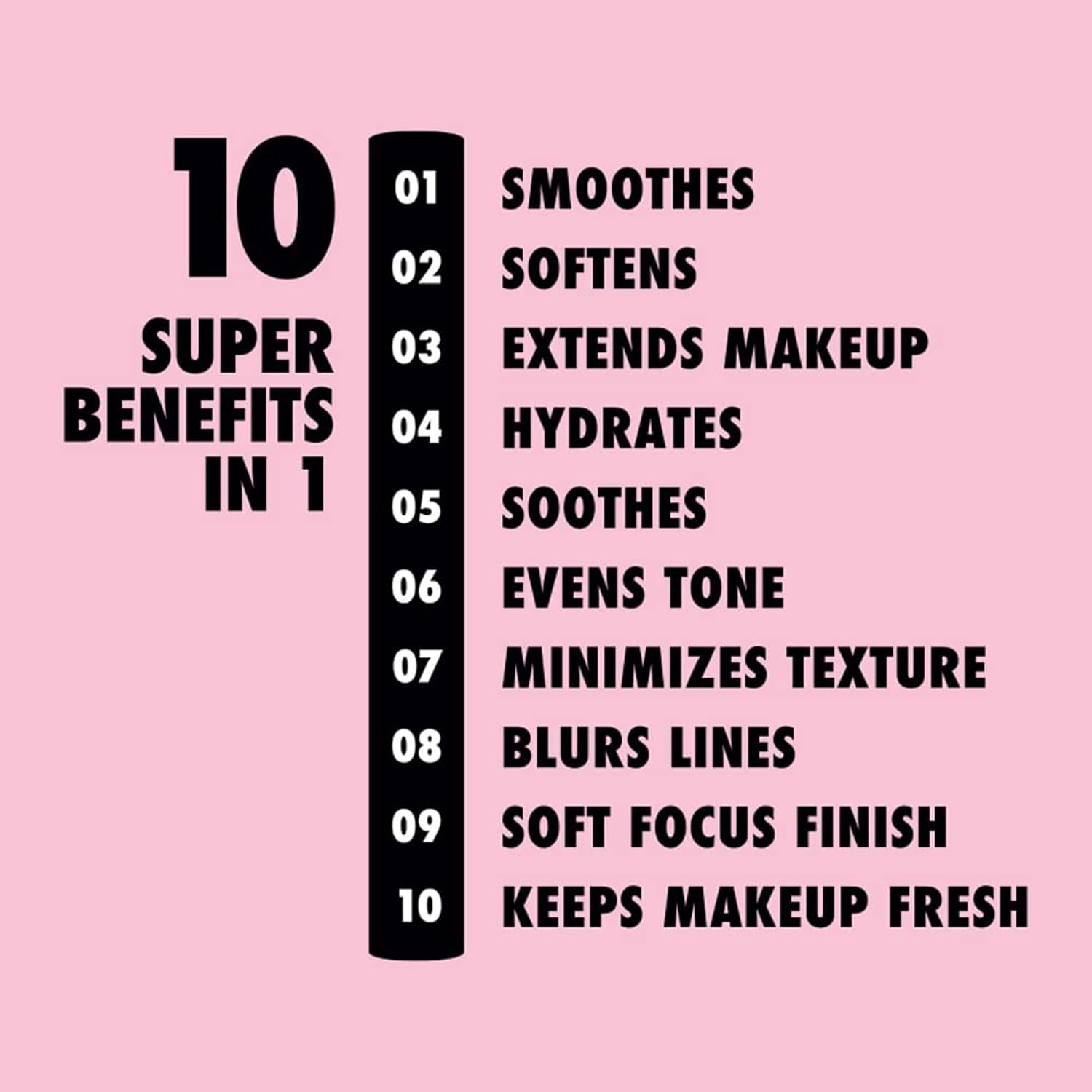 Nyx Professional Makeup Marshmellow Smoothing Primer, Vegan Face Primer, 10-In-1 Skin Benefits