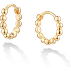 LOYATA Gold Huggie Hoop Earrings 14K Gold Plated Dainty Small Simple Hypoallergenic Jewelry Gift for Women