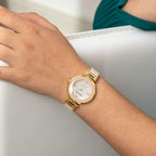 Anne Klein Women'S Genuine Diamond Dial Bangle Watch