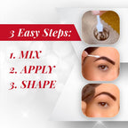 Ardell Brow Tint Kit, Medium Brown Eyebrow Tint Dye, Brow Color, 1 Pack | Enhances Brows With Natural Extracts, Complete Long-Lasting Colors For Fuller, More Defined Eyebrows, Lasts Up To 2 Weeks