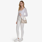 Calvin Klein Women's Zoe Top Zip Chain Crossbody