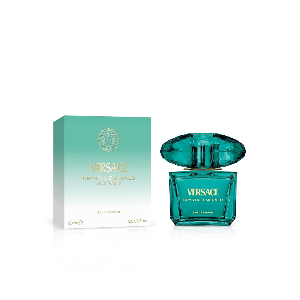 Versace Crystal Emerald Eau De Parfum Spray For Women, 3.0 Ounce
