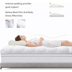 Mattress Topper Queen,Extra Thick Mattress Pad Cover For Back Pain,Cooling Mattress Protector With 8-21 Inch Deep Pocket,Overfilled Down Alternative Filling