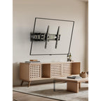 USX MOUNT TV Wall Mount for 32-74 inch Flat Screen/LED/4K up to 110lbs, Full Motion TV Mount Bracket with Swivel & Tilt Articulating Dual Arms, Max VESA 400x400mm, Fits 12/16" Wood Studs