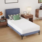 Paylesshere | 8 Inch Twin Mattress | Medium Firm Base Foam Mattress | Removable Washable Zipper Cover | Breathable & Comfortable | White | Bed In A Box | Certipur-Us Certified