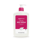 Amazon Basics Non-Greasy Body Moisturizer Lotion For Extra-Dry Skin With Vitamins B5 & E, Clean Scent, 16 Fl Oz, 4-Pack (Previously Solimo)