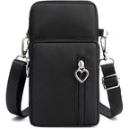 JANKS Small Crossbody Bag for Women - Mini Phone Purses with Crossbody Strap and Wallet - Nylon Arm Bag