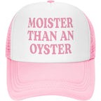 Funny Trucker Hats for Women: Inappropriate Adult Humor Gag,for Bachelorette & Girls Trips | Trendy Pink Summer Caps Moister Than an Oyster