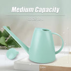 1.8L Watering Can For Indoor Plants, Small Watering Can With Long Spout & Removable Nozzle, Plastic Indoor Water Can For House Plants, Garden Flowers(Approx. 0.5 Gallon)