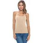 Natural Uniforms Women's Camisole Tank Top-Breathable Cotton Stretch