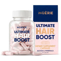 Moerie Ultimate Hair Boost Supplements For Women & Men - Hair, Skin, Nails Vitamins With Biotin & Minerals For Hair Health - Thicker Hair - 60 Capsules