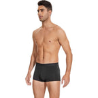 Men'S Breathable Underwear Bamboo Viscose Boxer Briefs Short Leg Trunks 3 Or 4 Pack