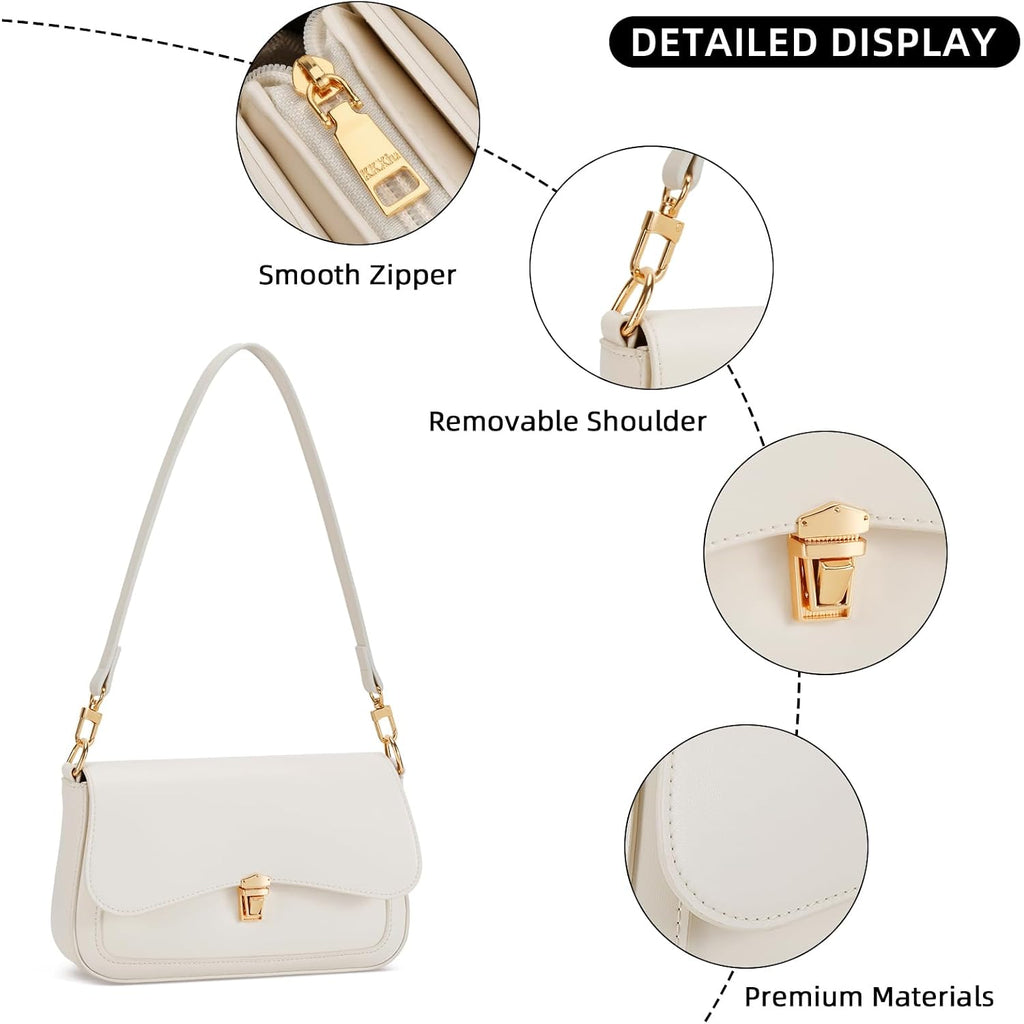 Kkxiu Small Shoulder Bag For Women Cute Purses Mini Hobo Handbag Trendy Clutch Purse