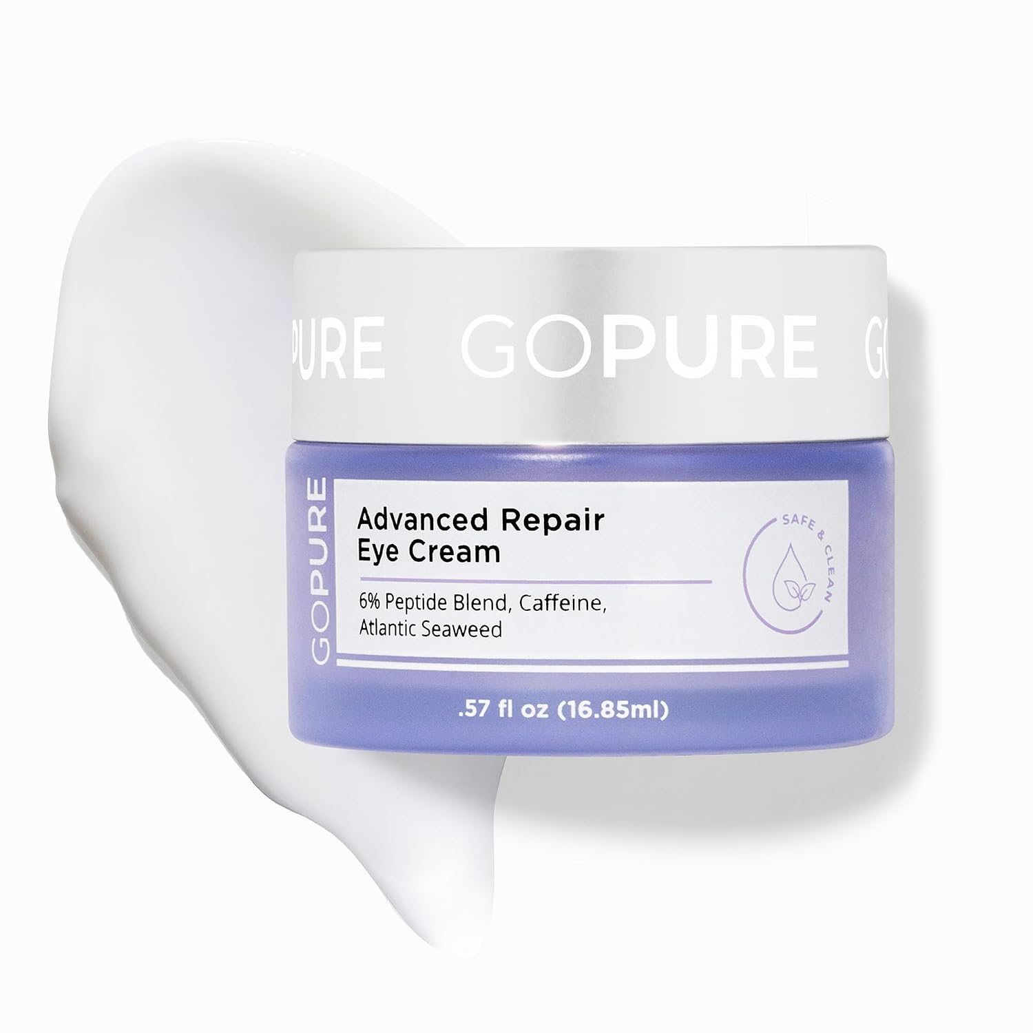 Gopure Advanced Repair Eye Cream - Under Eye Cream For Puffiness, Bags, And Dark Circles, Visibly Improve The Look Of Fine Lines, Wrinkles, And Crows Feet - 0.57 Fl Oz