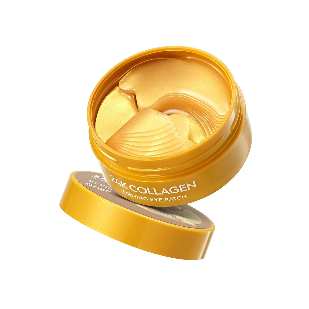 Snp 11,900Mg Collagen + 24K Gold Firming Eye Patch | Wrinkles Firming Under Eye Patch | Tightening & Hydrating For All Skin | Under Eye Patches For Dark Circles | Korean Skincare Eye Mask | 60 Patches