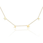 Mama Necklace for Women, 14K Gold Plated Dainty Mom Necklace Non Tarnish Jewelry for Mama, Mother Gifts for New Mom, First Time Mommy Gifts
