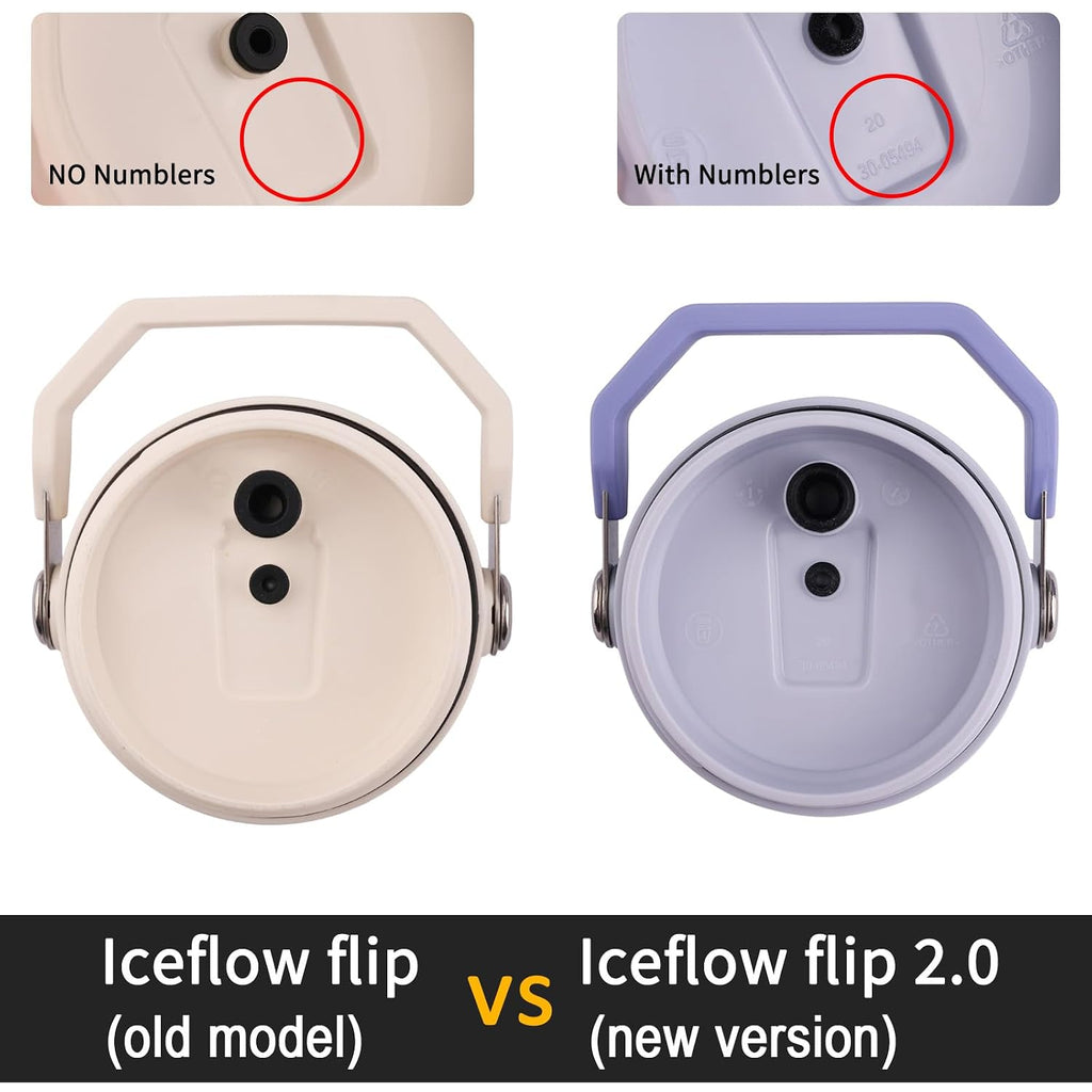 Replacement Straws - Only Compatible With 30 Oz & 64 Oz (Old Model) Stanley Iceflow Flip Straw Tumbler-Accessories Included 6 Straws,1 Cleaning Brush