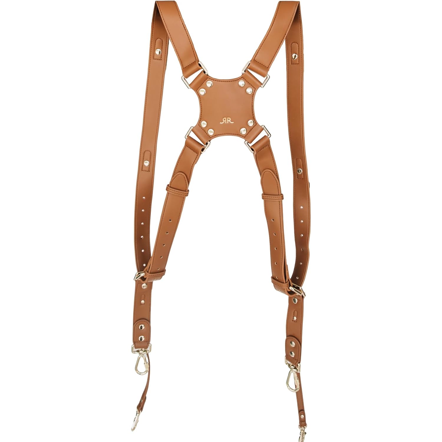 Ruby+Rae The Duo Camera Harness & Crossbody Bag, Camera Harness With Removable Crossbody Bag, Vegan Leather, Suede Interior