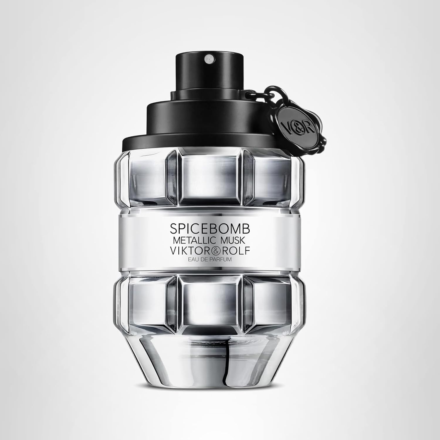 Viktor&Rolf - Spicebomb Metallic Musk - Eau De Parfum - Cologne For Men - Ambery Fragrance - With Warm Musk, Silver Suede & Black Pepper
