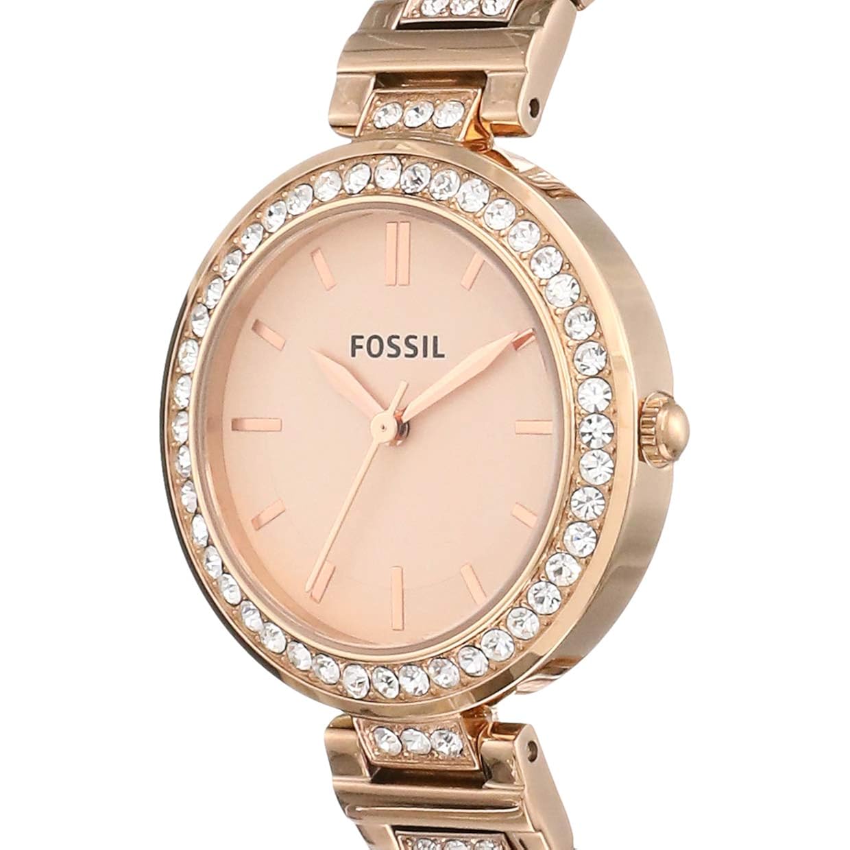 Karli Three-Hand Rose Gold-Tone Stainless Steel Watch