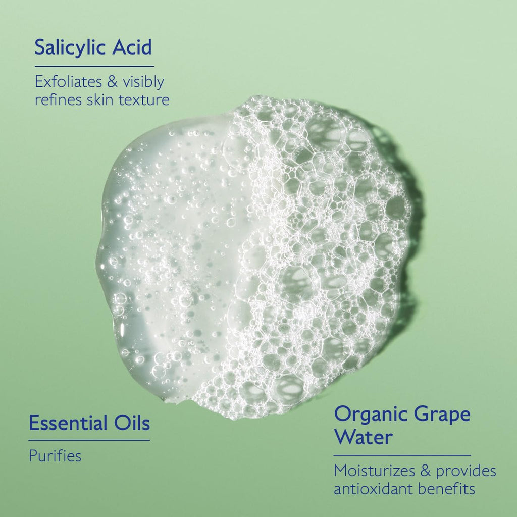 Caudalie Vinopure Salicylic Acid Cleanser, Pore Purifying Gel Cleanser