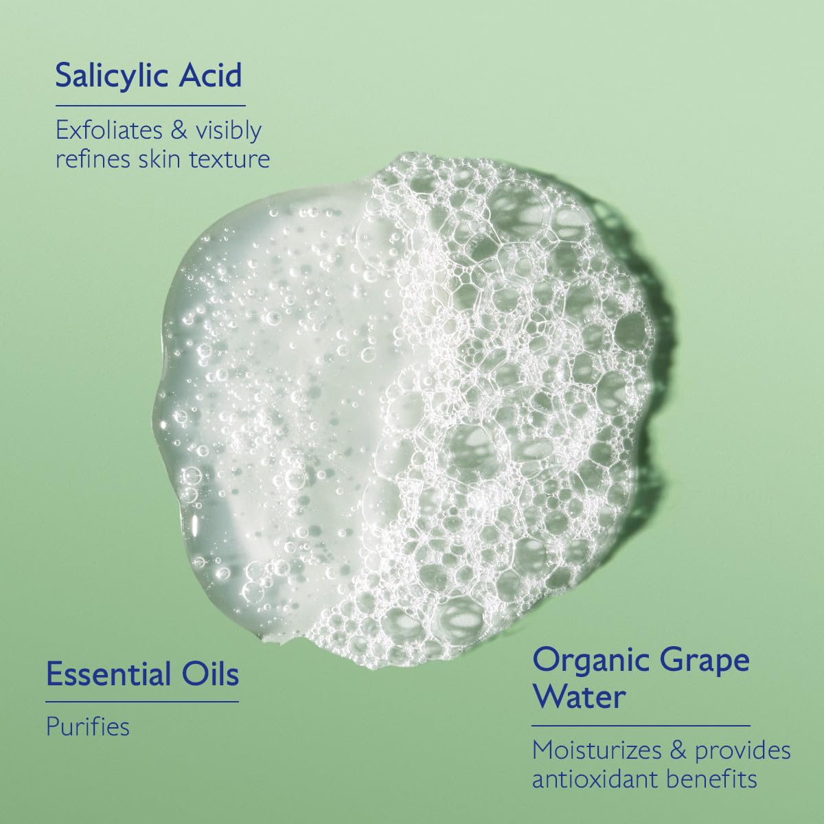 Caudalie Vinopure Salicylic Acid Cleanser, Pore Purifying Gel Cleanser