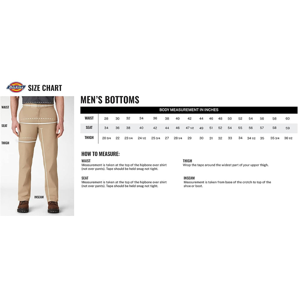 Dickies Mens Loose Fit Flat Front Work Shorts