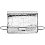 Ljczka Mini Crossbody Bags For Women Y2K Small Square Purse With Chain Strap Clutch Evening Handbags For Dressy, Prom, Party