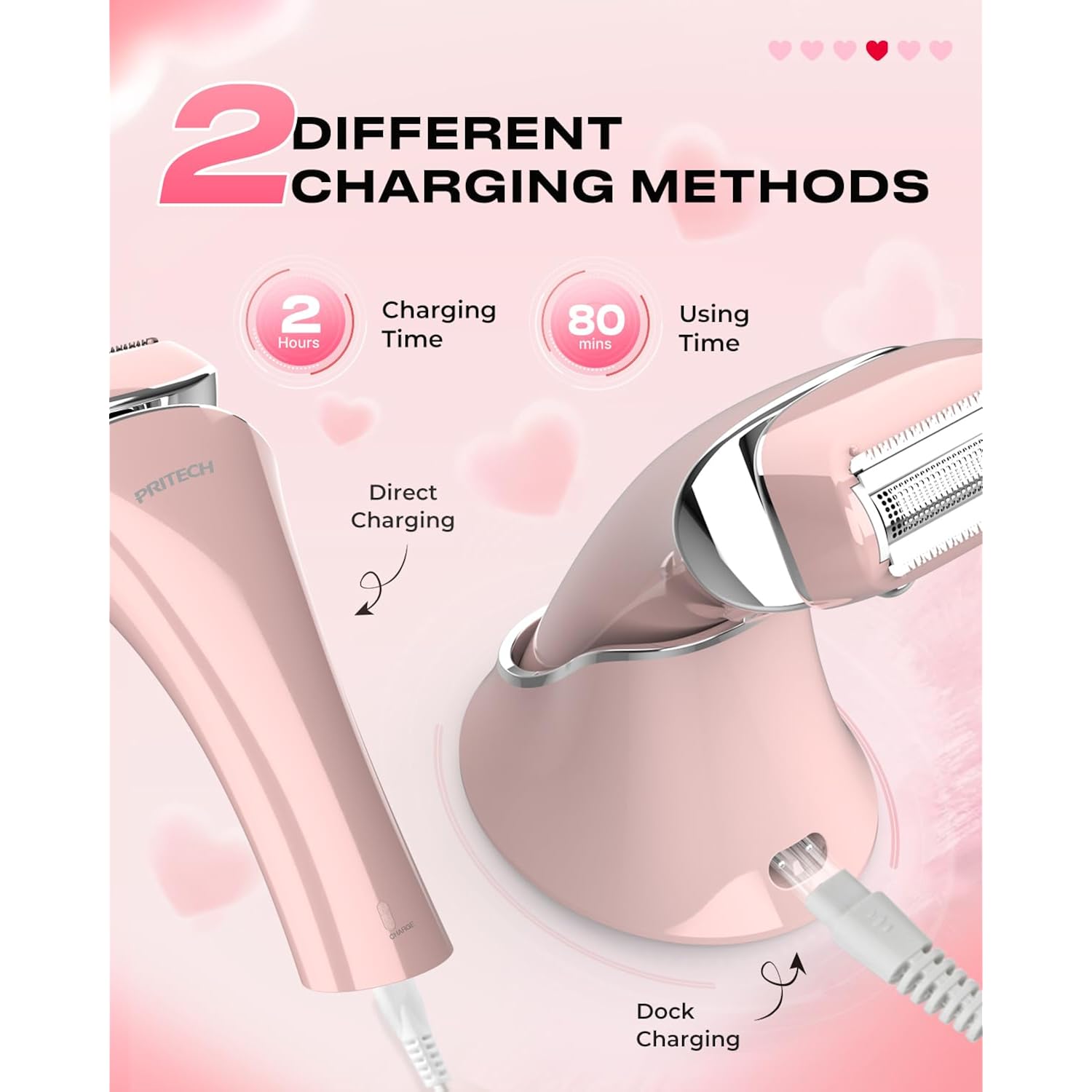 Electric Razor for Women Rechargeable Wet Dry Electric Shaver for Women, Waterproof Lady Shaver for Legs Arm Underarm Bikini Public Body Razor with One Extra Foil Blade