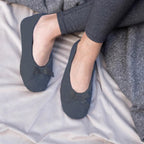 Isotoner Women'S 2 Pack Mictroterry Ballerina Slipper With A Satin Bow